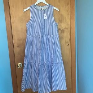 Jcrew blue & white sundress sz4 NWT